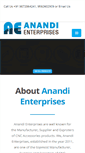 Mobile Screenshot of ananditools.com